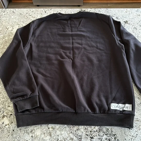 Calvin Klein Men’s Crewneck Sweatshirt - Black - XXL - Picture 5 of 5